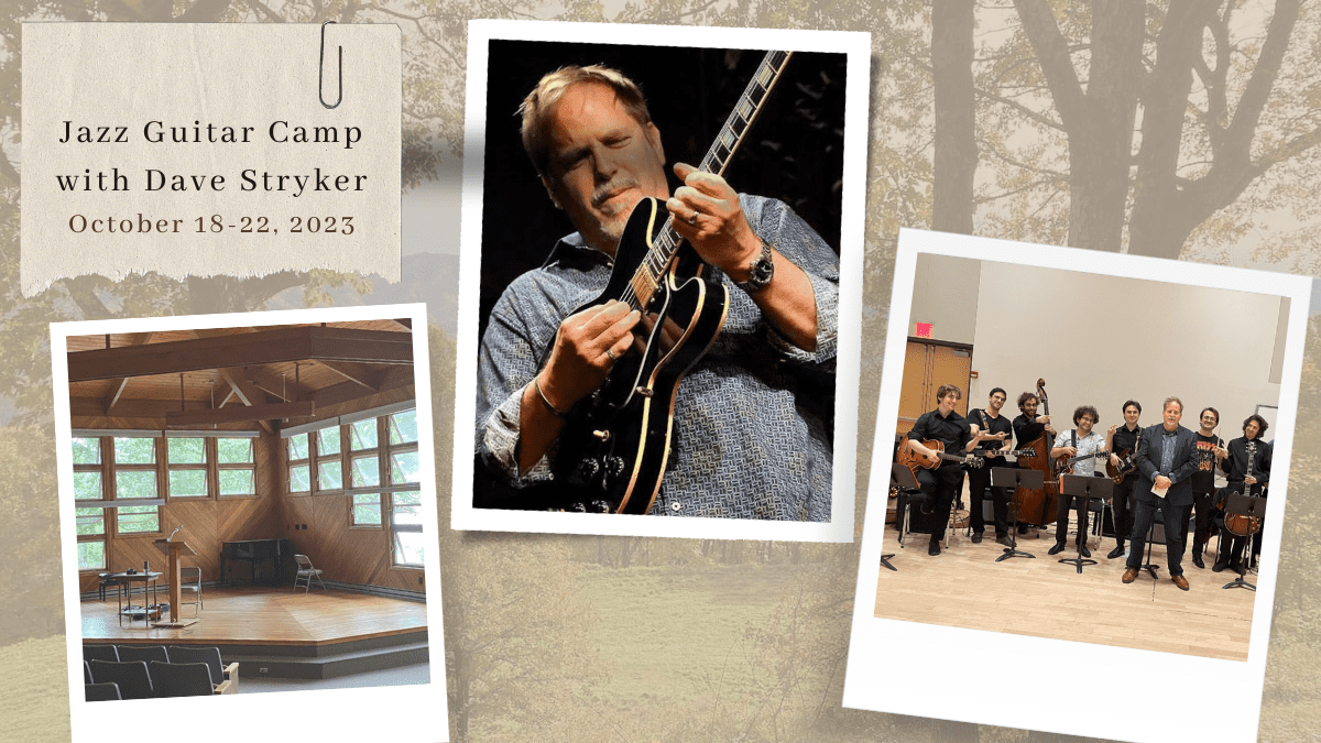 2 nd Annual Jazz Guitar at Wildacres Retreat featuring Dave Stryker in October